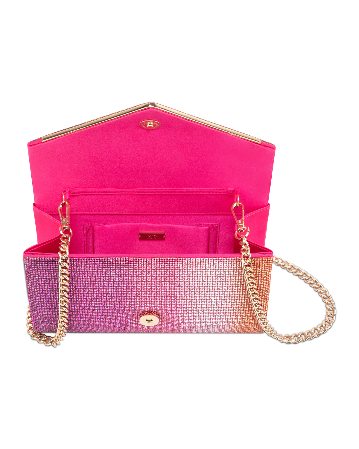 Candy Clutch in Fuchsia & Orange
