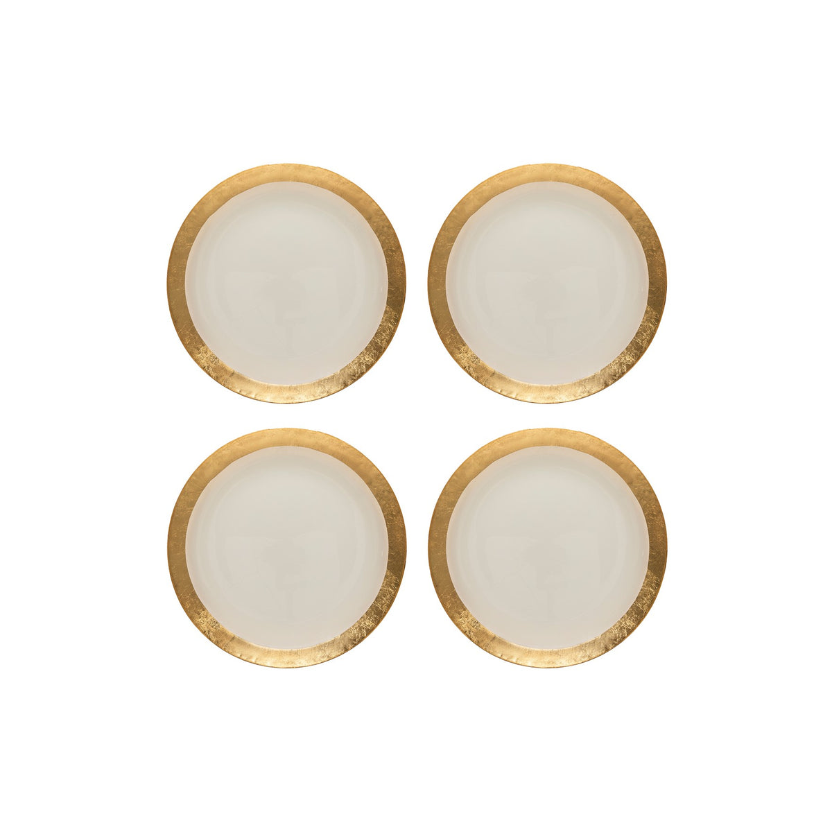 Camilla Collection Charger Plates in Gold, Set of 6