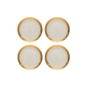 Camilla Collection Charger Plates in Gold, Set of 6