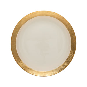 Camilla Collection Charger Plates in Gold, Set of 6
