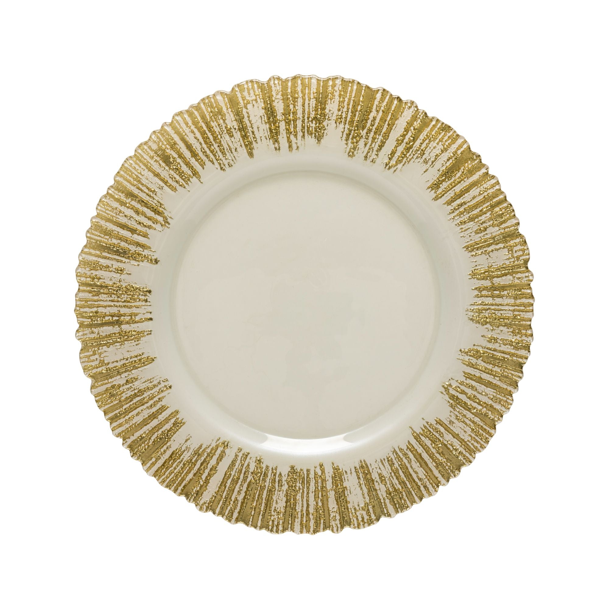 Gianna Collection Charger Plates in Gold, Set of 6