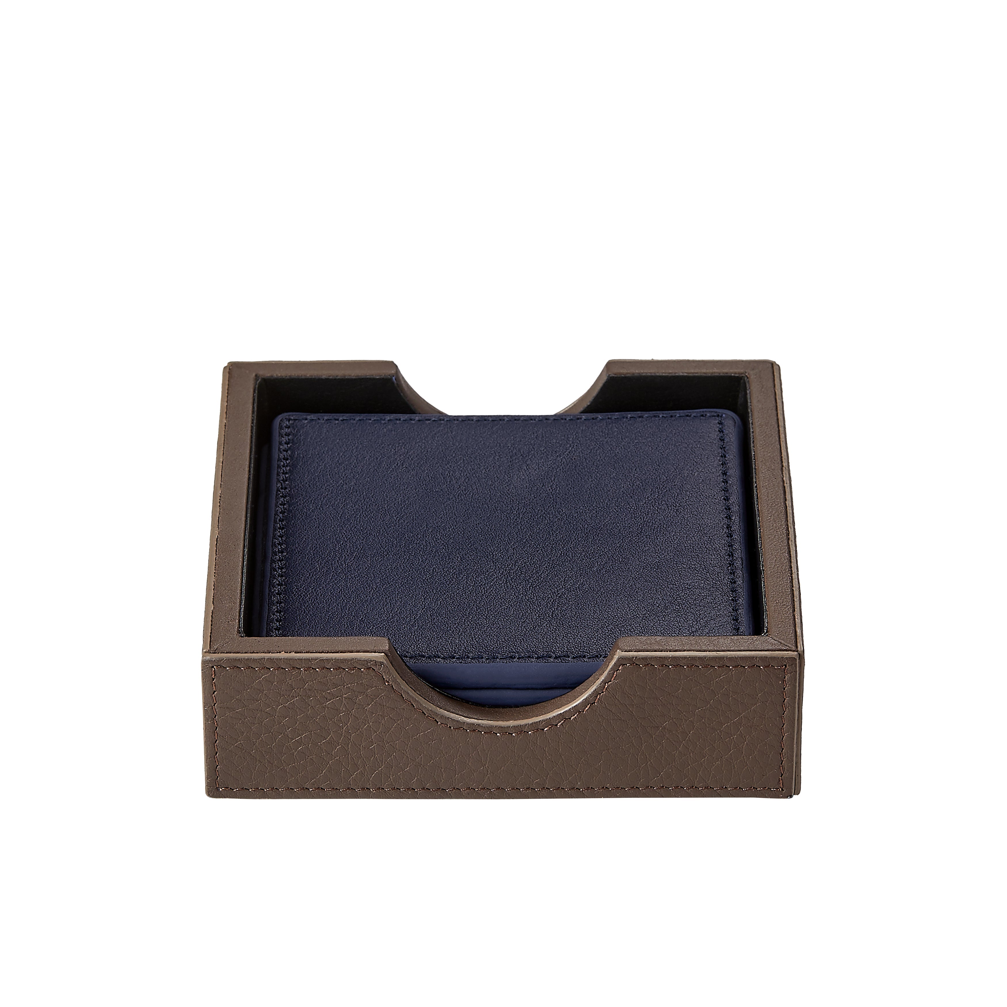 Square Coaster Set in Blue