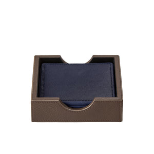 Square Coaster Set in Blue