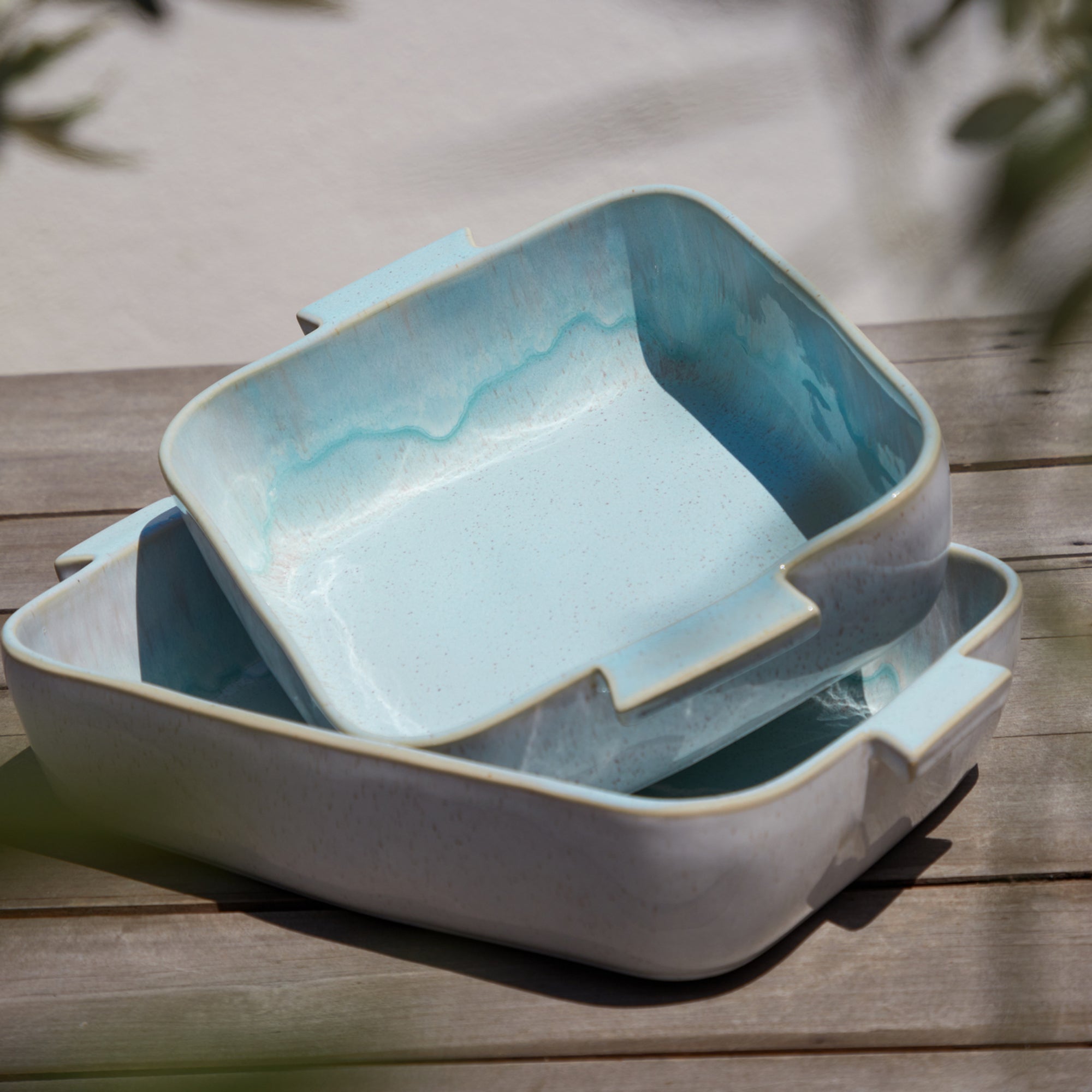 Eivissa Collection Rectangle Baker in Sea Blue