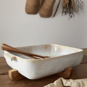 Eivissa Collection Rectangle Baker in Sand Beige