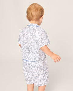 Baby’s Twill Romper in Bluehearts