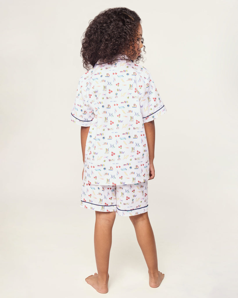 Kid's Twill Short Set in Literary Lessons