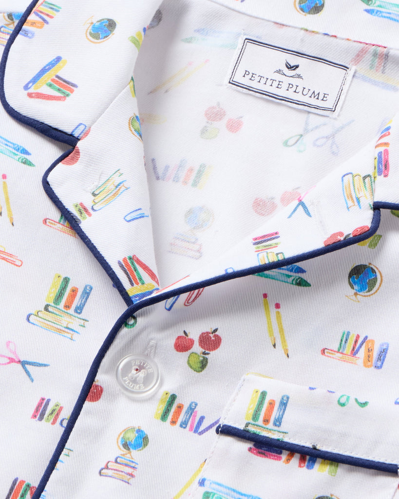 Kid's Twill Short Set in Literary Lessons