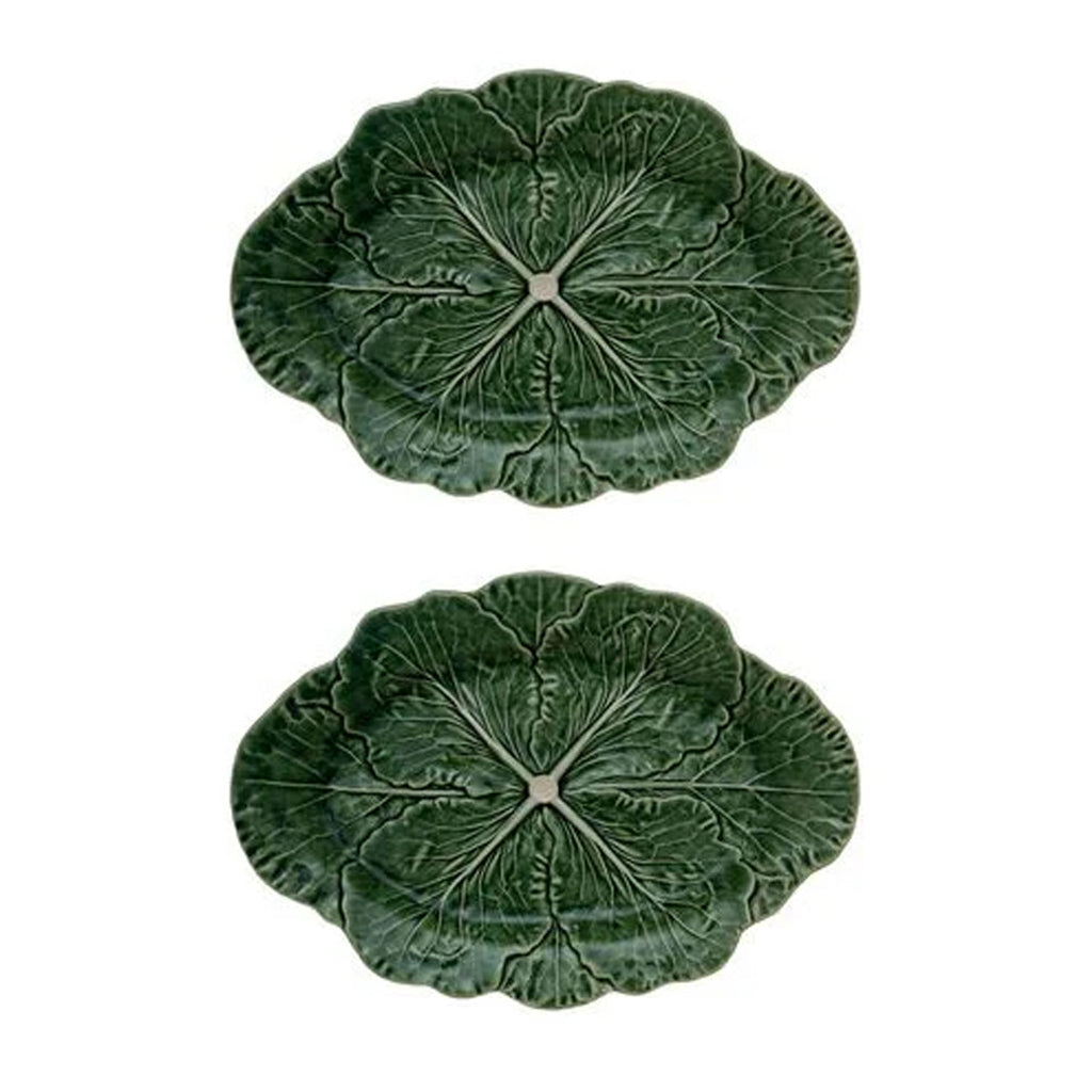 Cabbage Oval Platter 37.5", Set of 2