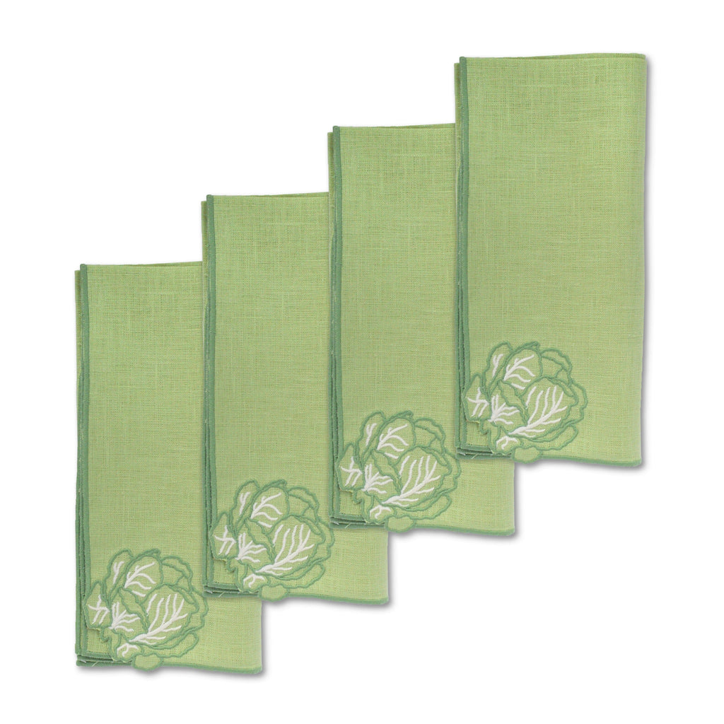 Cabbage Dinner Napkins (4) cabbage linen tableware to match dodie thayer tory burch plates Chefanie