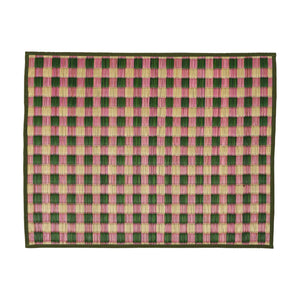 Capri Placemat, Pink and Green