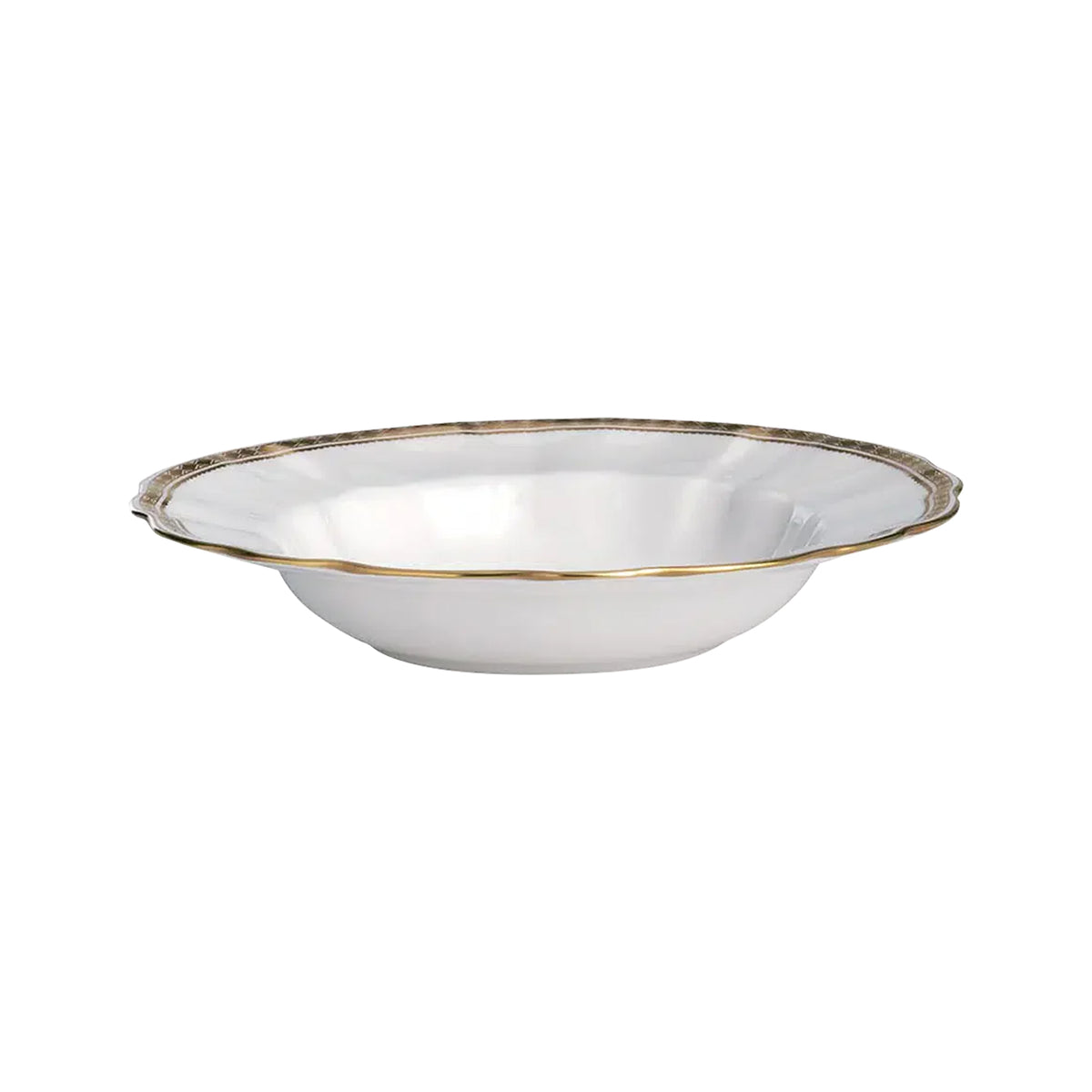 Carlton Gold Rimmed Soup Bowl
