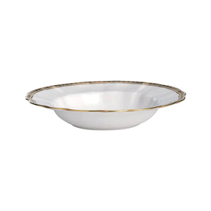 Carlton Gold Rimmed Soup Bowl
