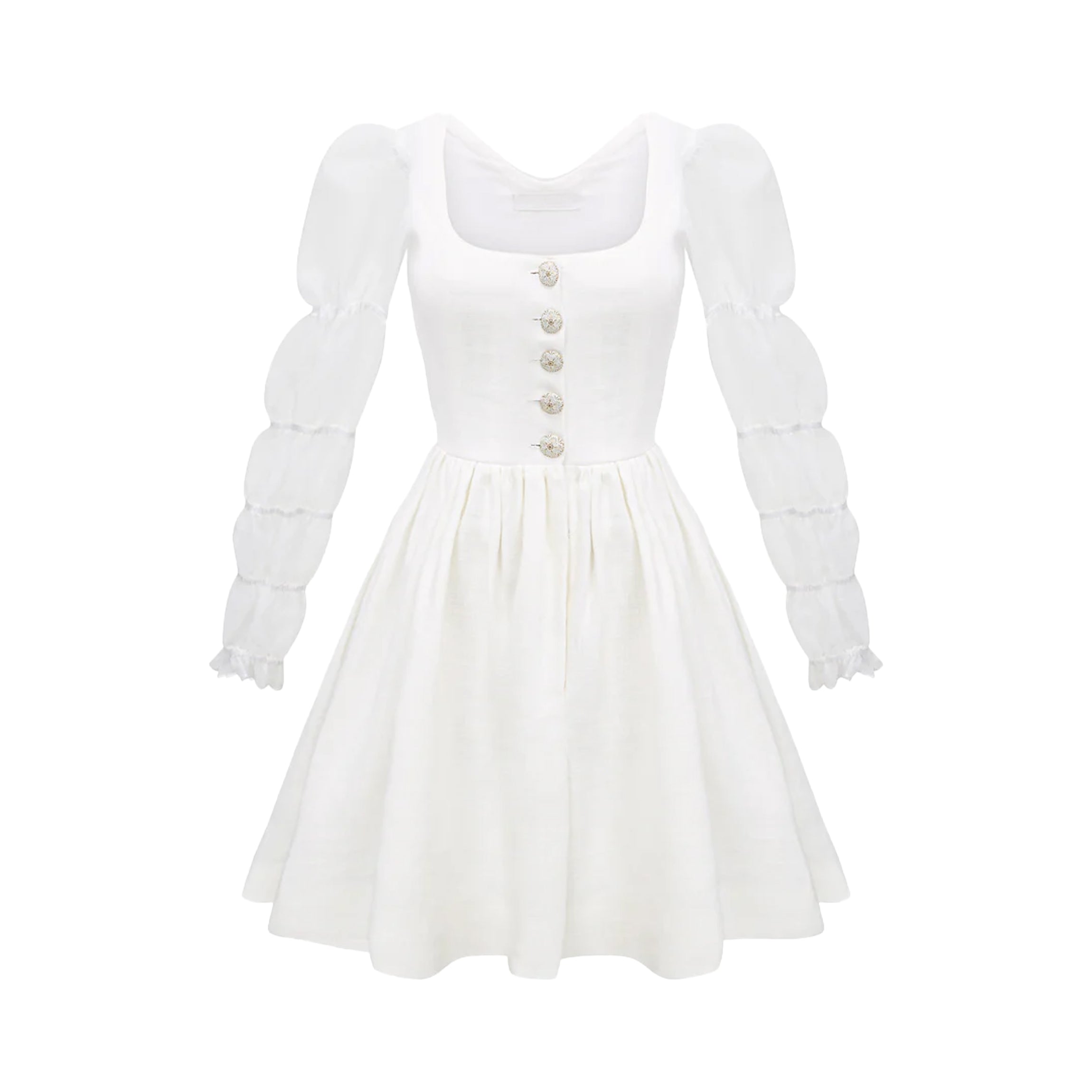 Carolina Dress in White