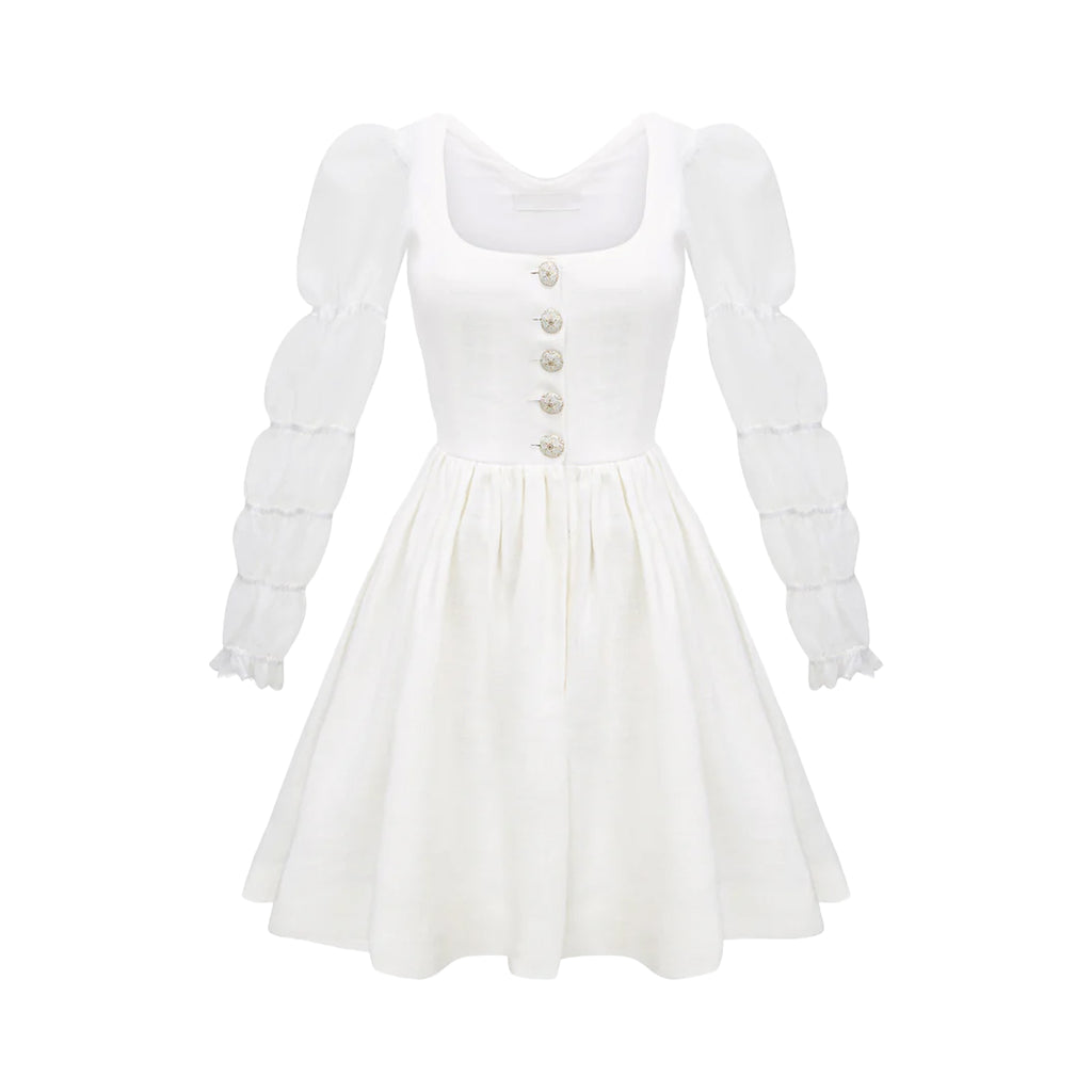 Carolina Dress in White
