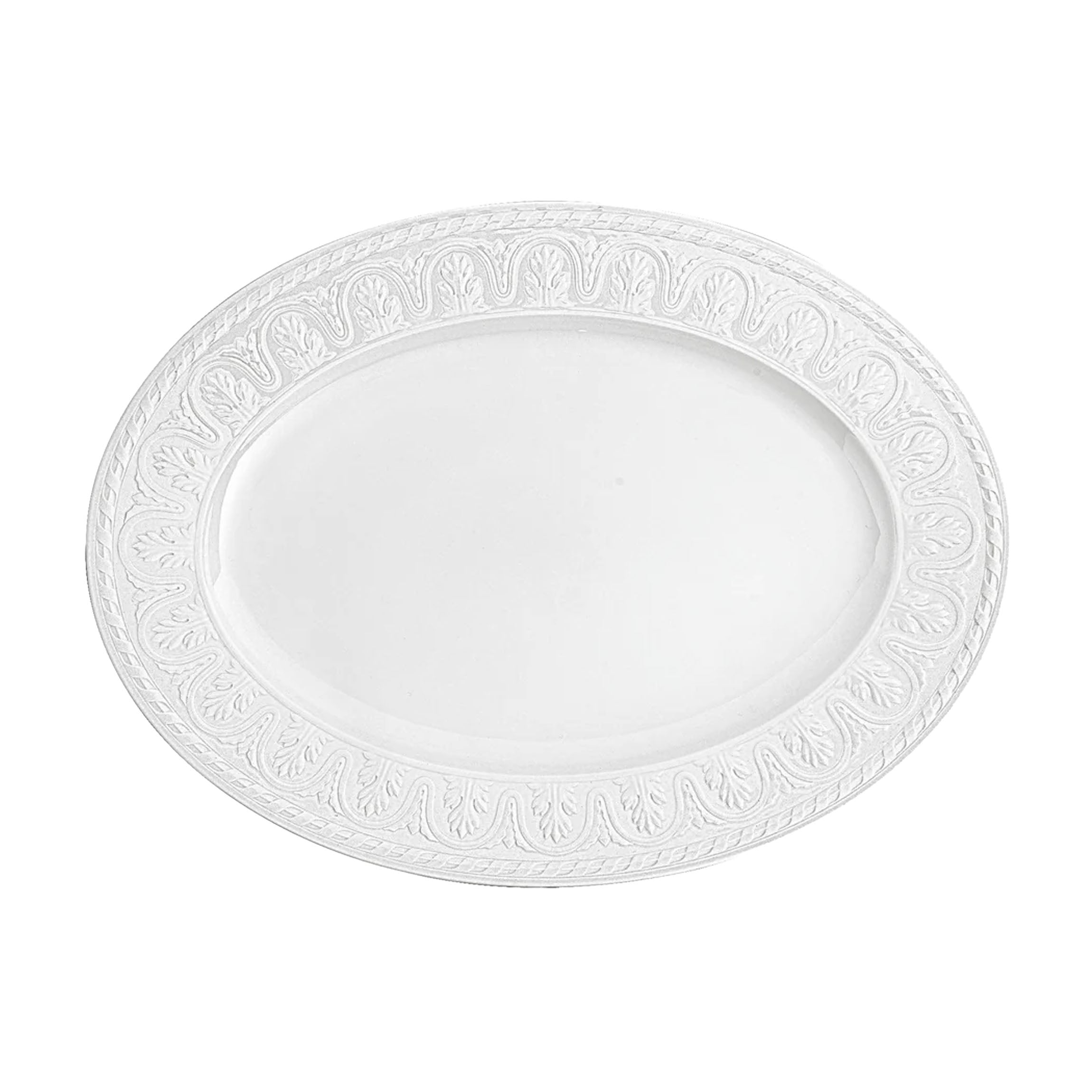 Cellini Oval Platter in White