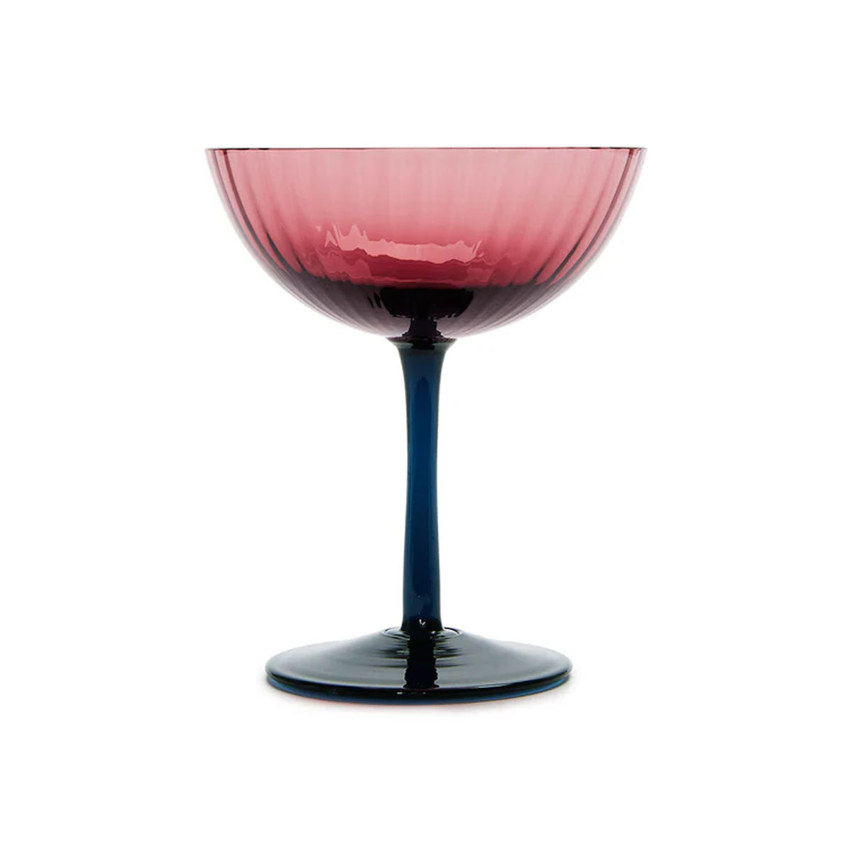 Champagne Coupe in Purple, Set of 2