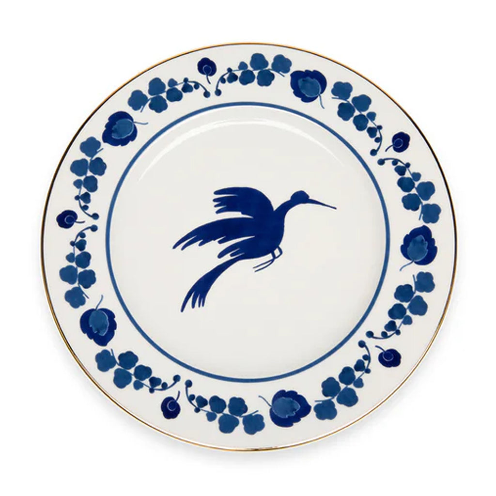 Charger Plate in Wildbird Blue