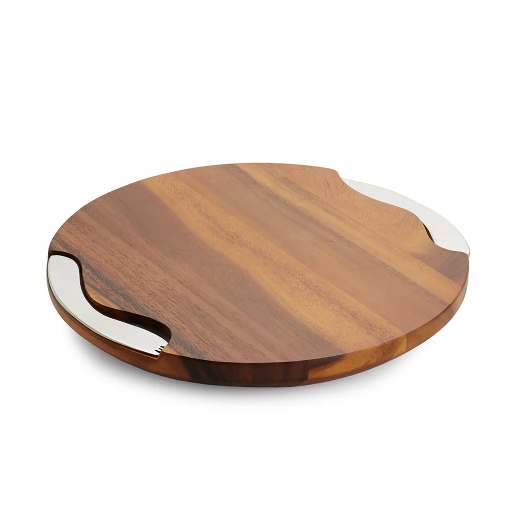 Cheese Block with Knife & Spreader