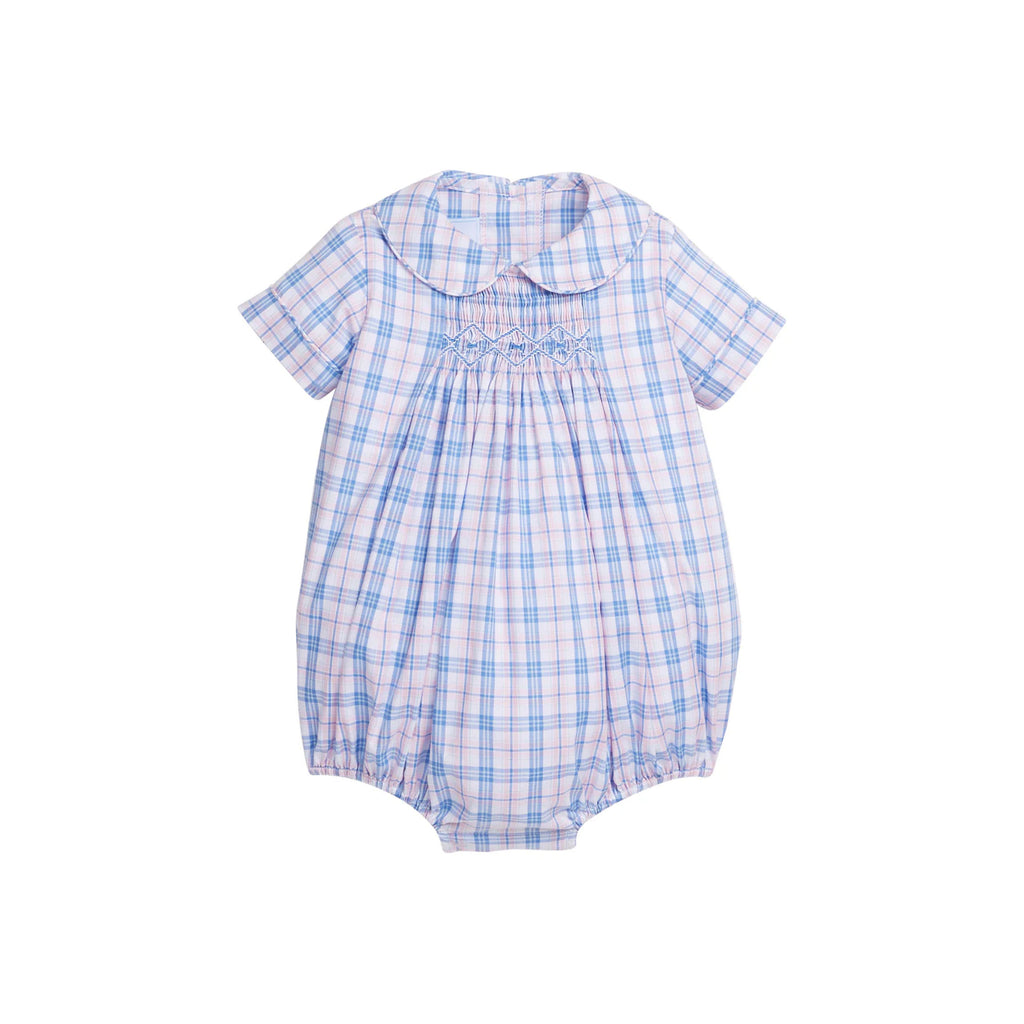 Chest Smocked Bubble Albany Plaid