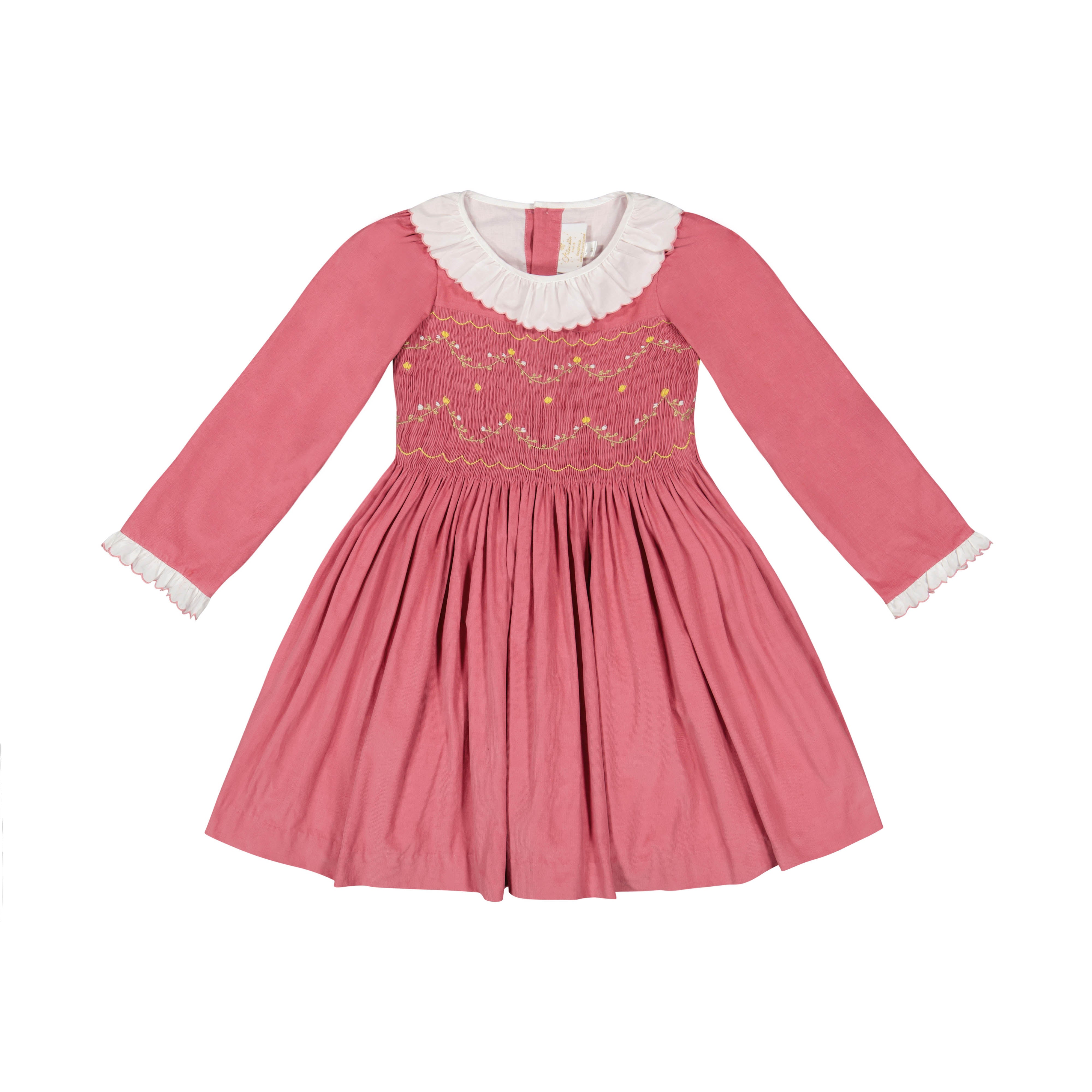 Chiara Pink Smocked Dress