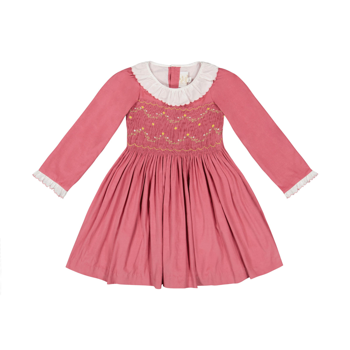 Chiara Pink Smocked Dress