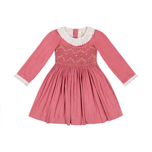 Chiara Pink Smocked Dress