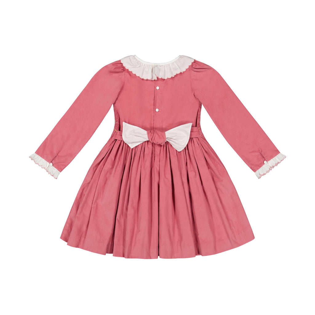 Chiara Pink Smocked Dress