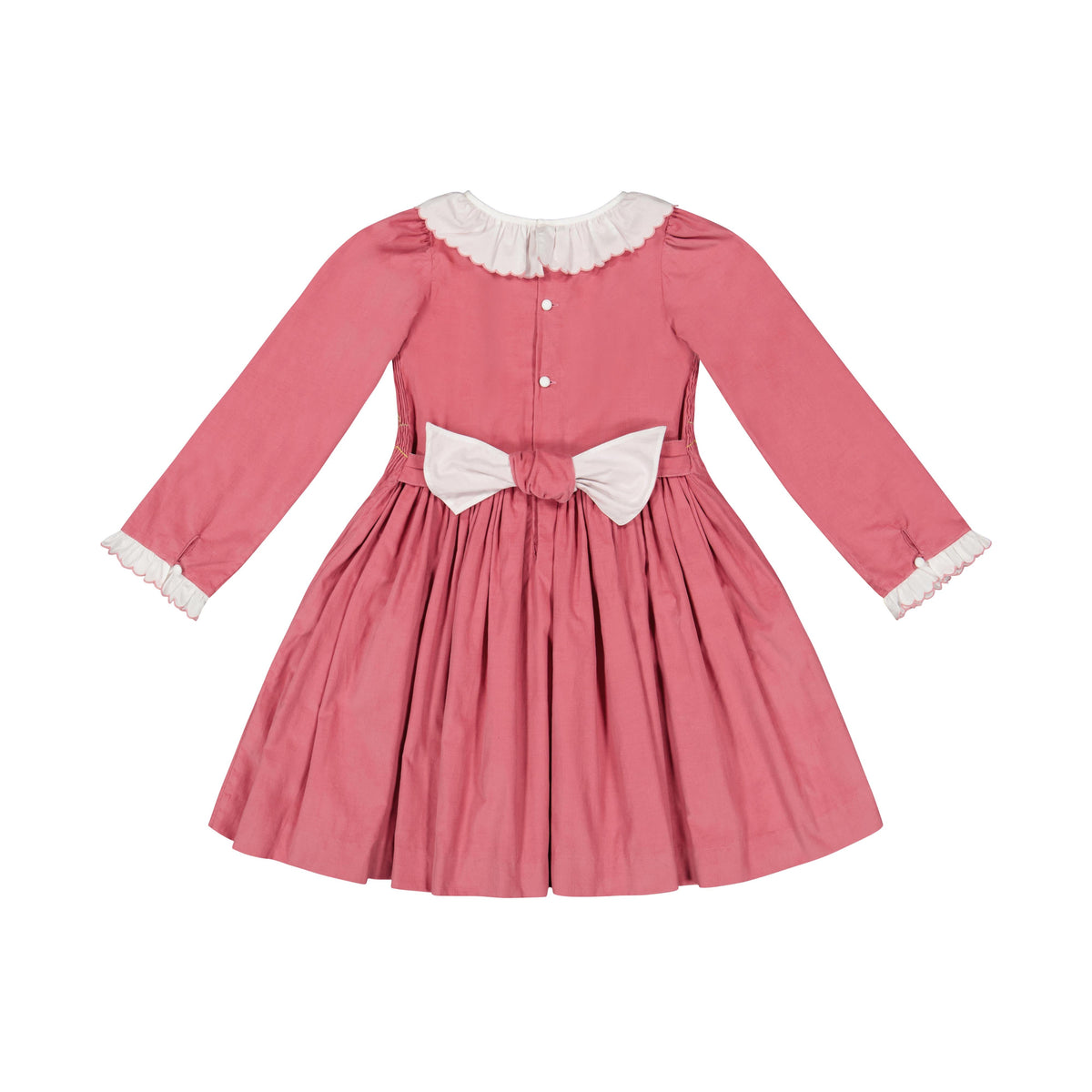 Chiara Pink Smocked Dress