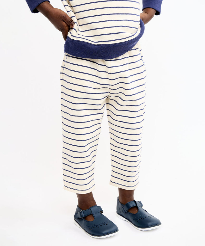 Chris Baby Jogger in Navy French Stripe