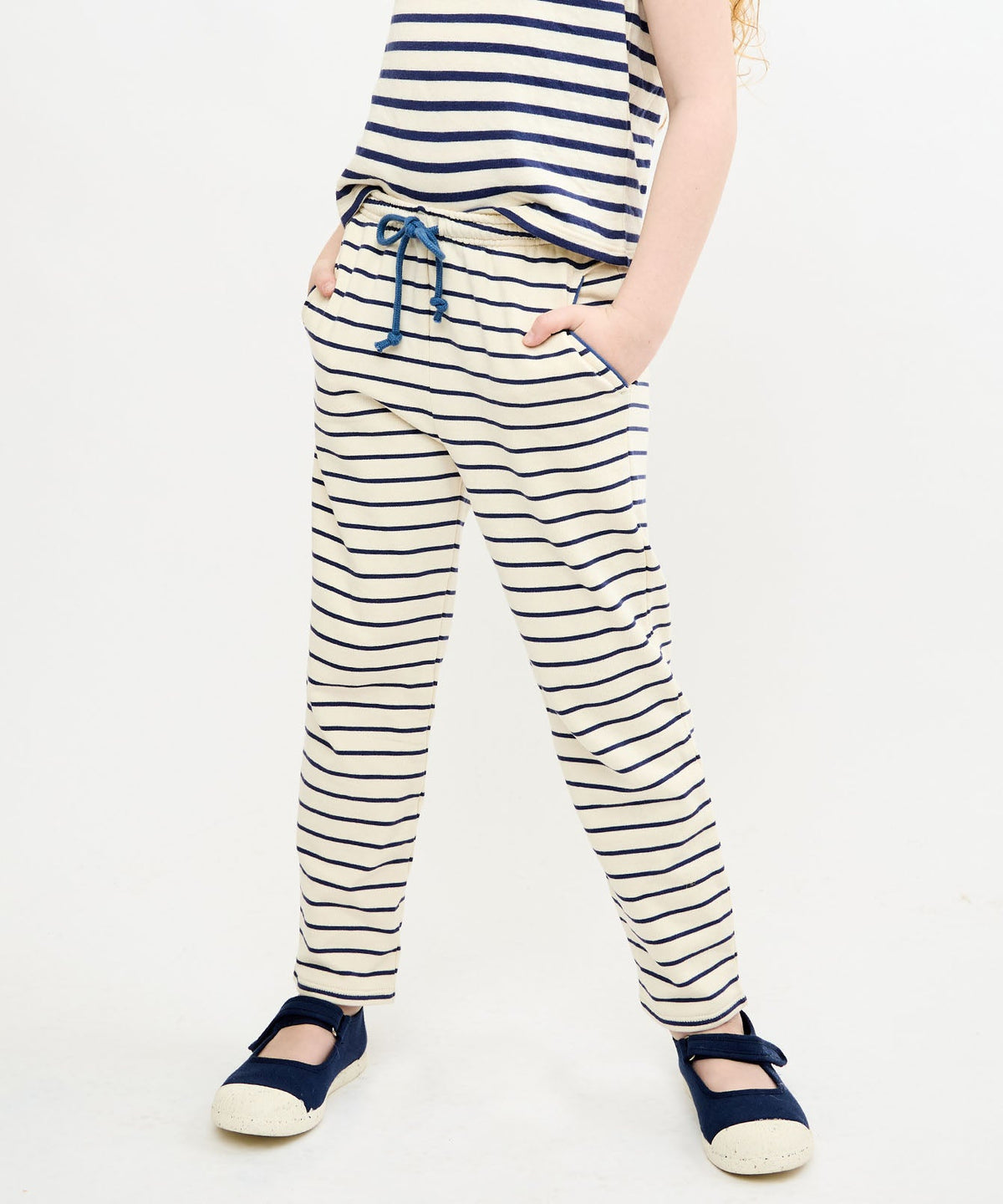 Chris Jogger in Navy French Stripe