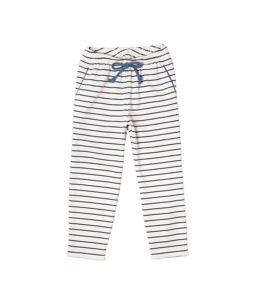 Chris Jogger in Navy French Stripe
