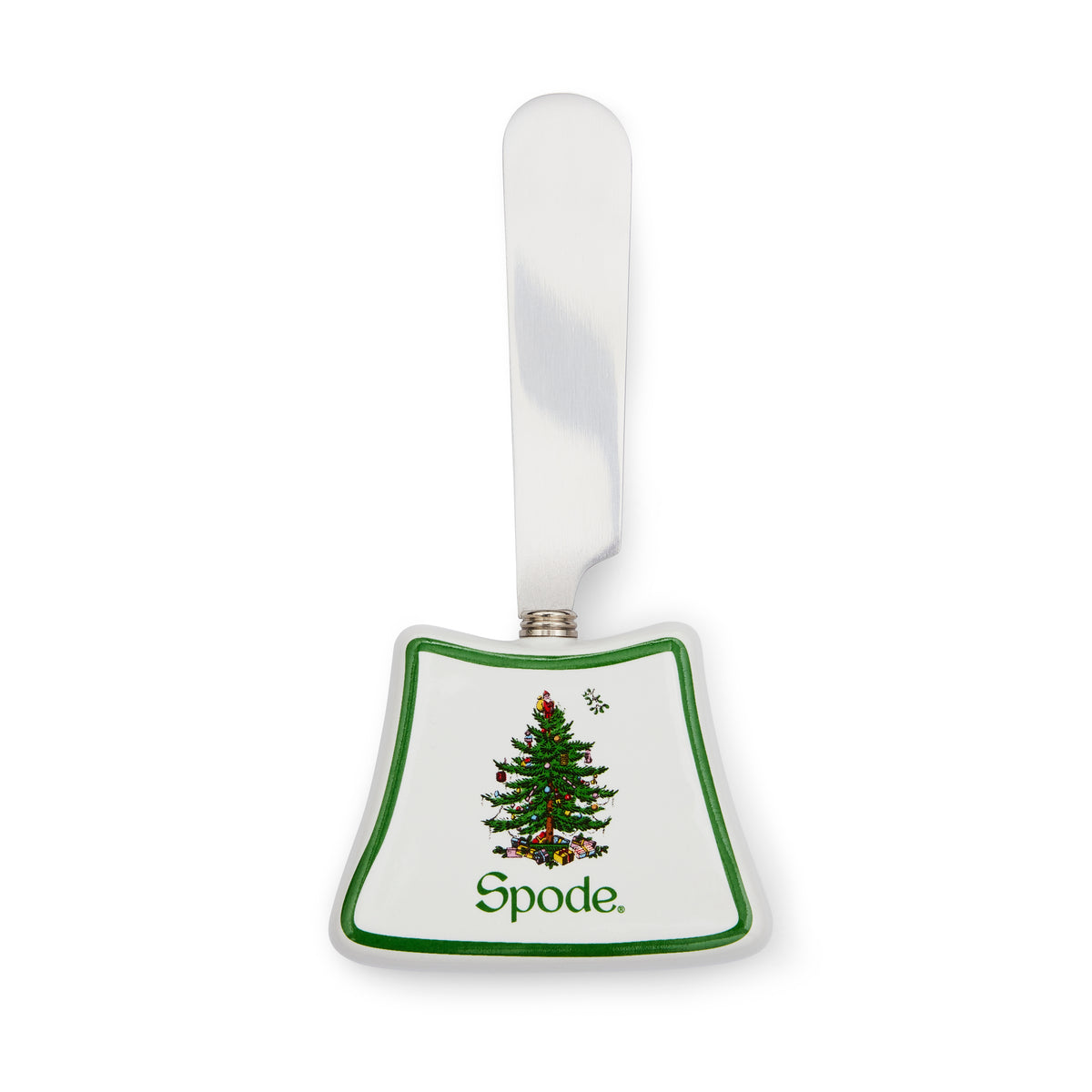 Christmas Tree 2-Piece 13" Cheese Board & Spreader