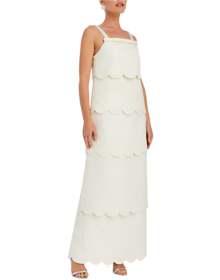 Citrine Convertible Gown in Ivory