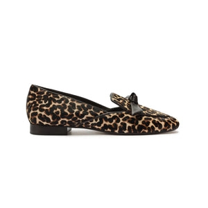 Clarita Belgian Loafer in Leopard