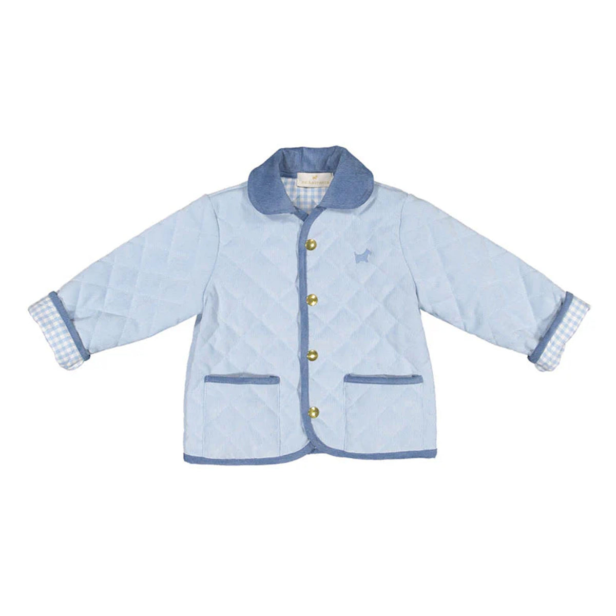 Classic Blue Quilted Jacket