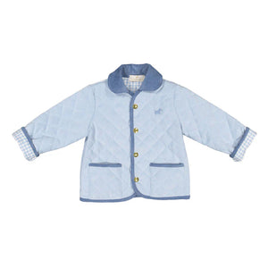 Classic Blue Quilted Jacket