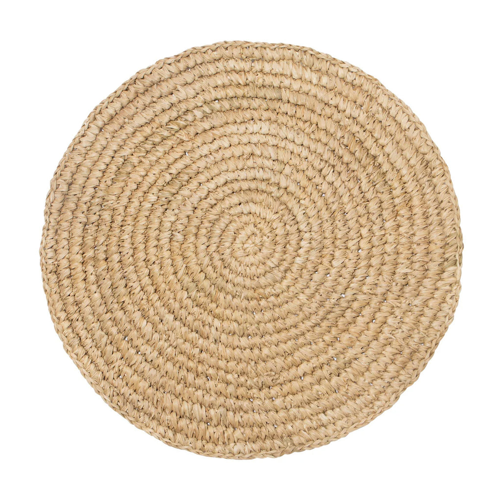 Classic Round Natural Placemat, Set of 4