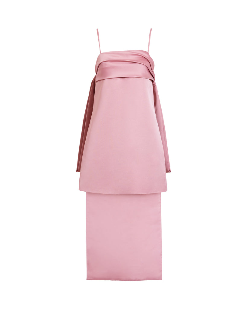 Cleo Mini Dress in Rose Quartz