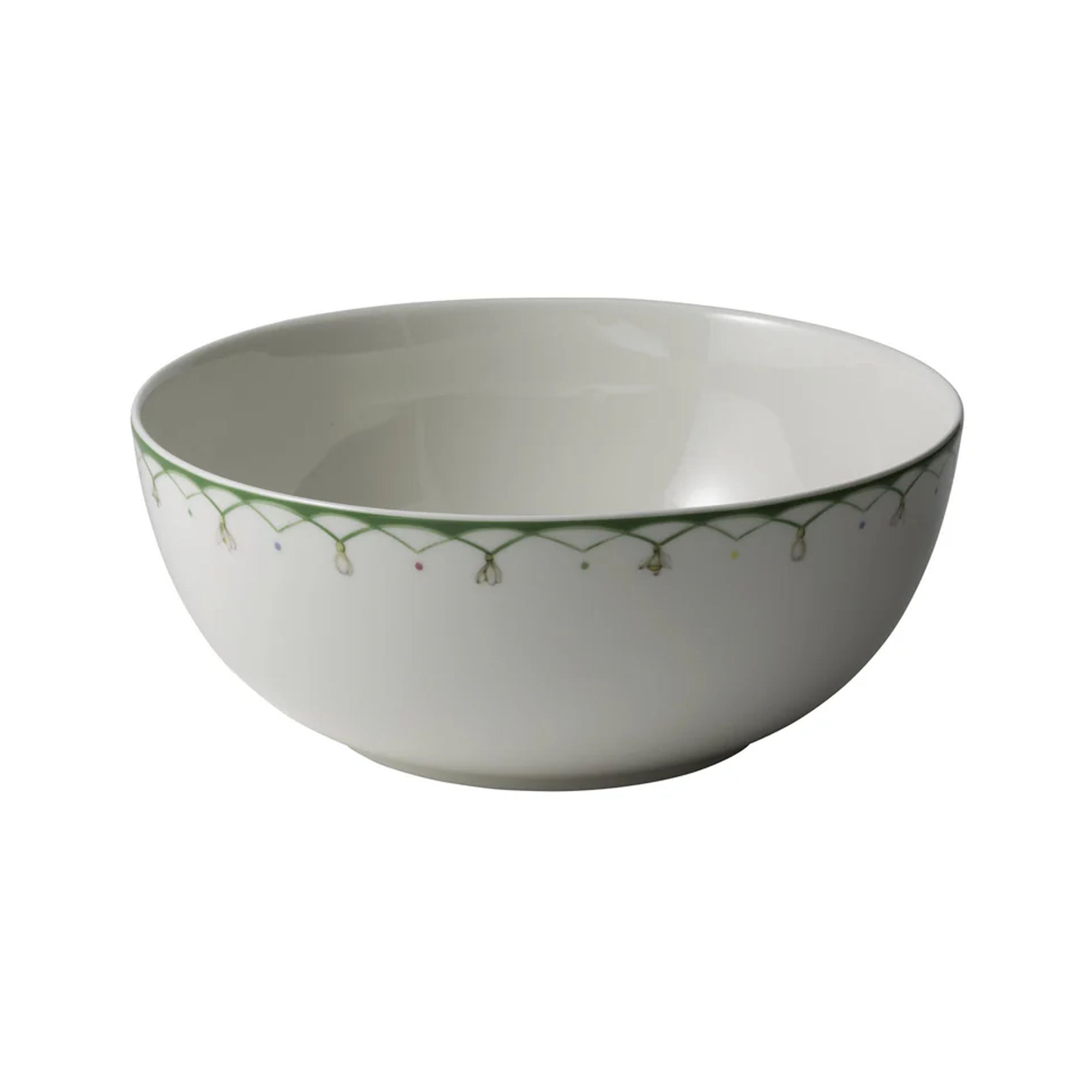 Colourful Spring 9" Round Vegetable Bowl in Multi