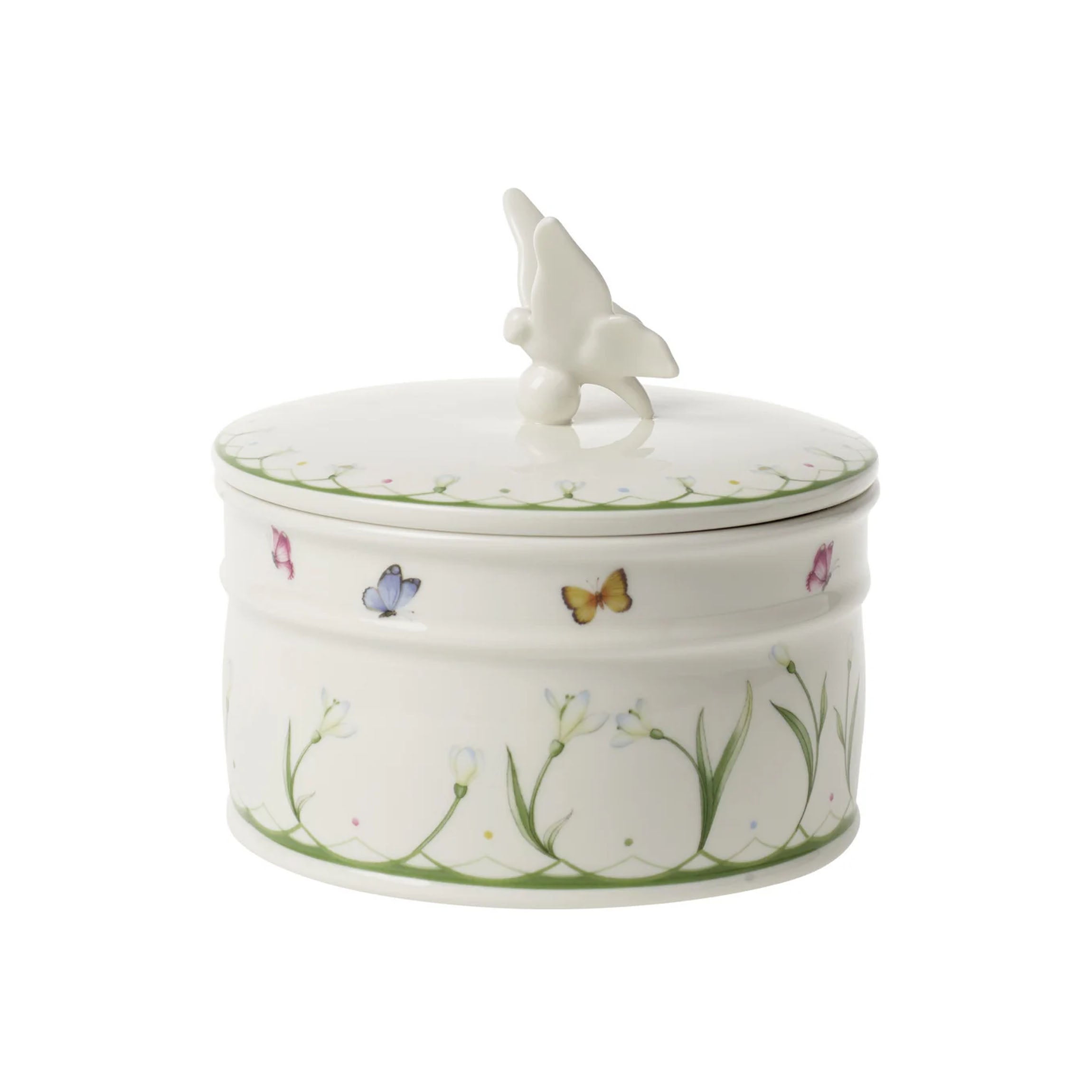 Colourful Spring Covered Large Box in Multi