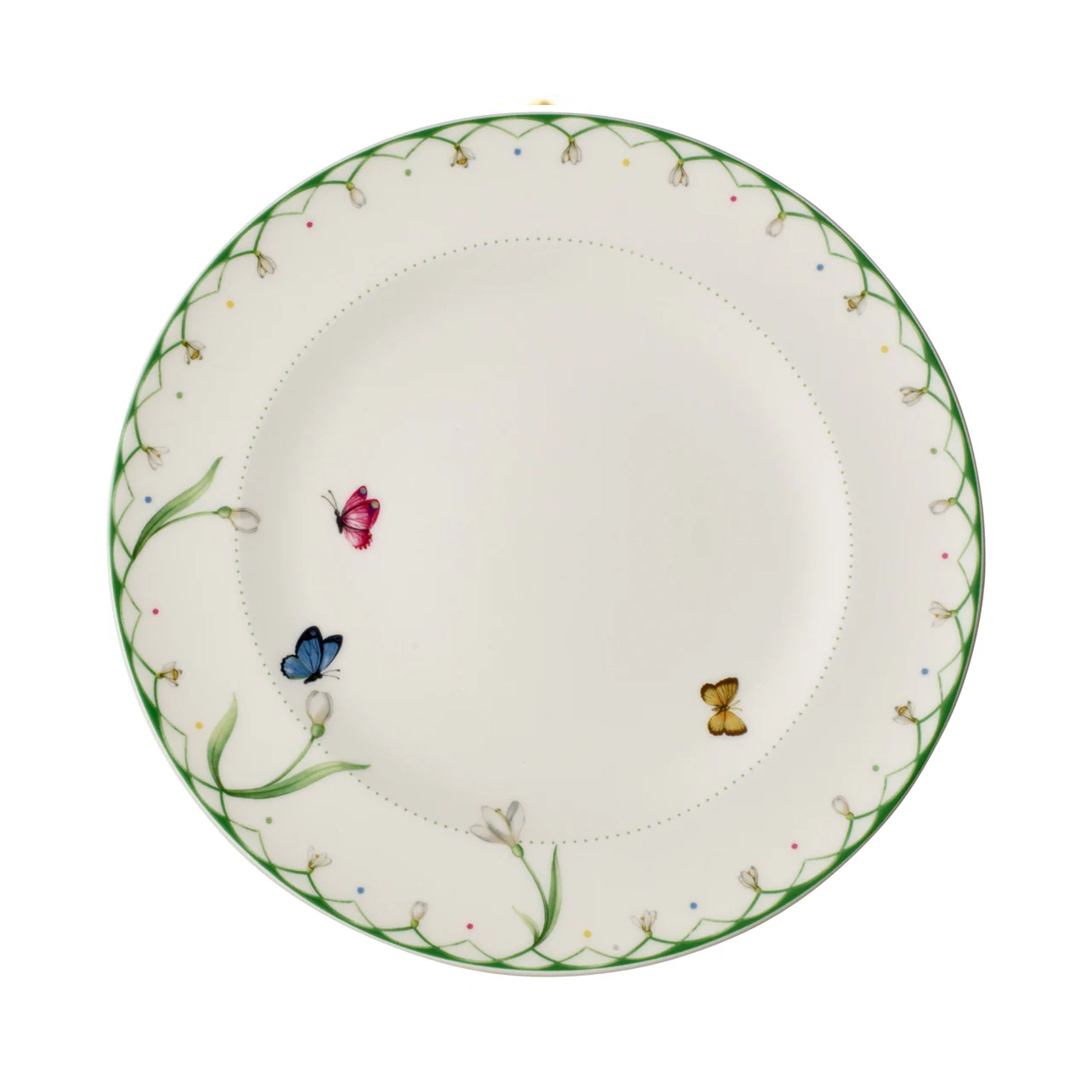 Colourful Spring Dinner Plate in Multi
