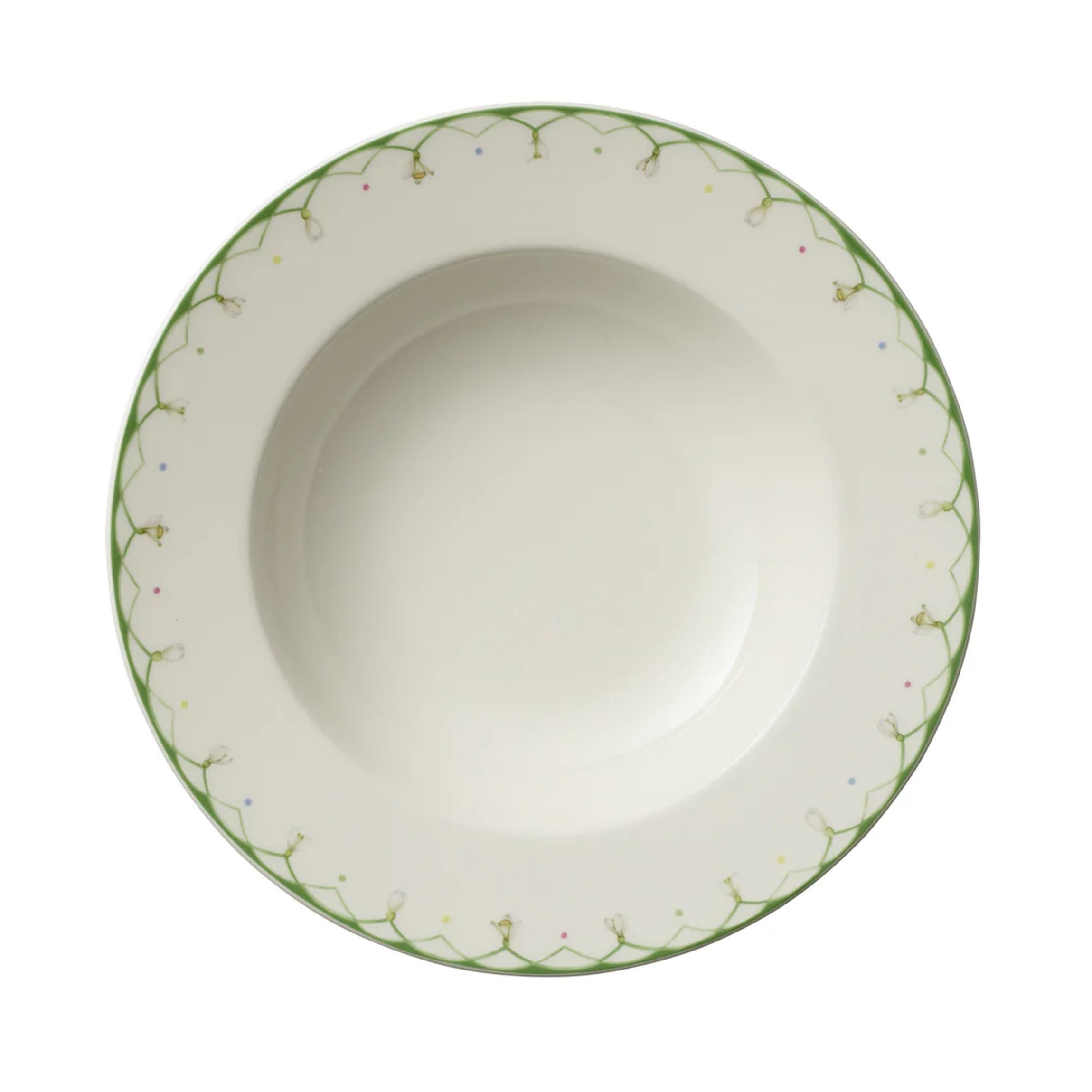 Colourful Spring Rim Soup in Multi