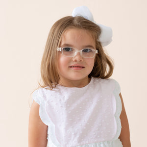 Pipa Girl Dress in White