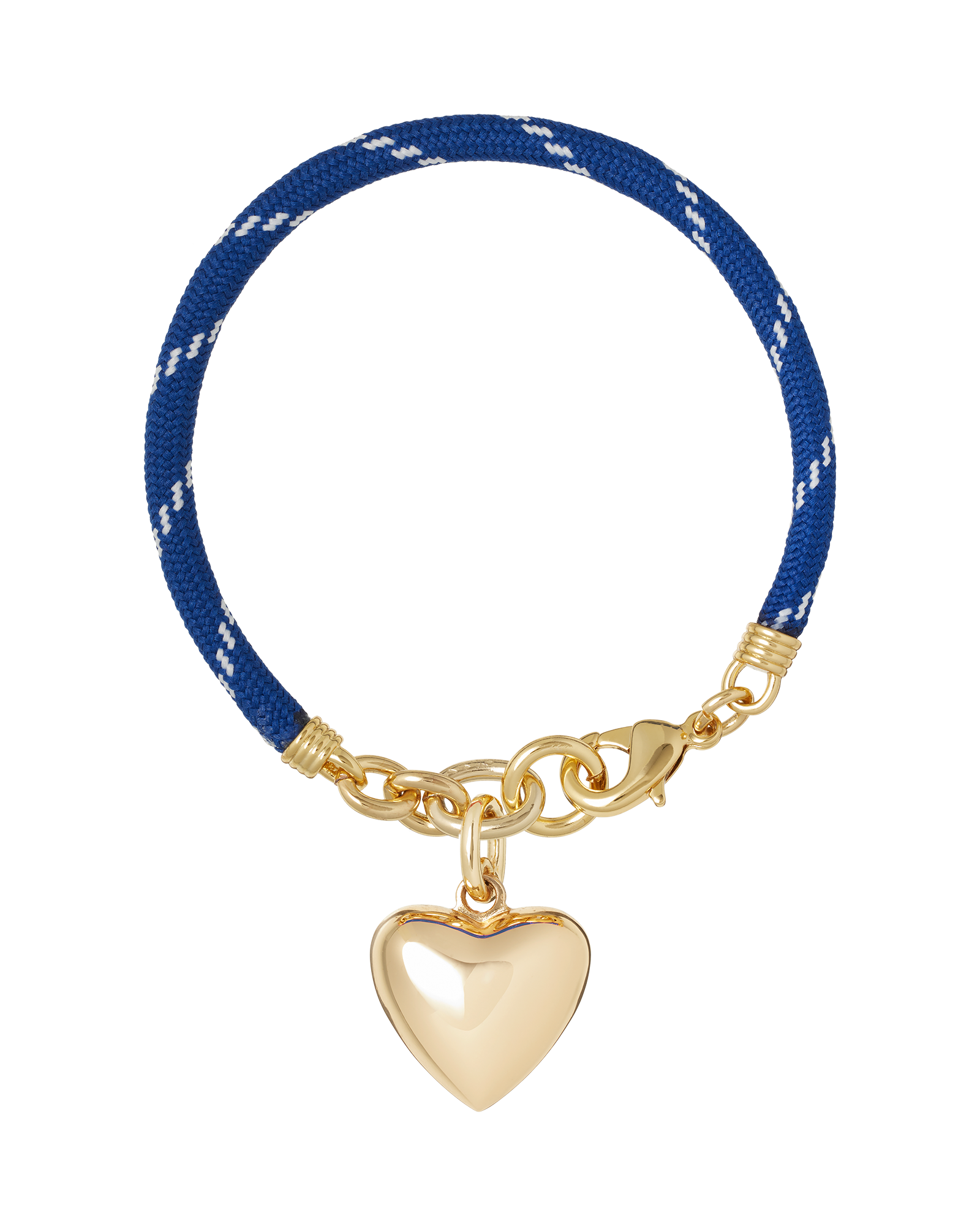 The Happy Cord Charm Bracelet in Blue