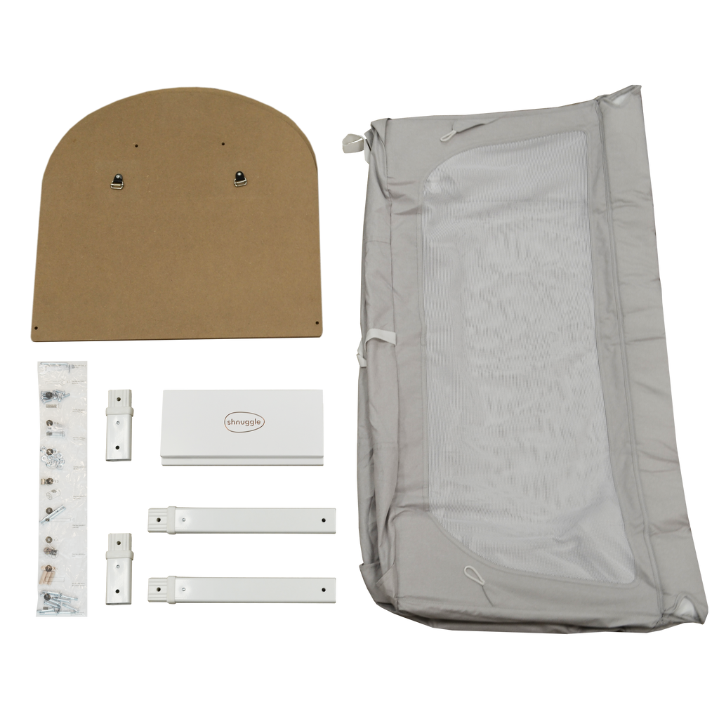 BÉABA by Shnuggle Air Bedside Sleeper Bassinet-to-Crib Conversion Kit