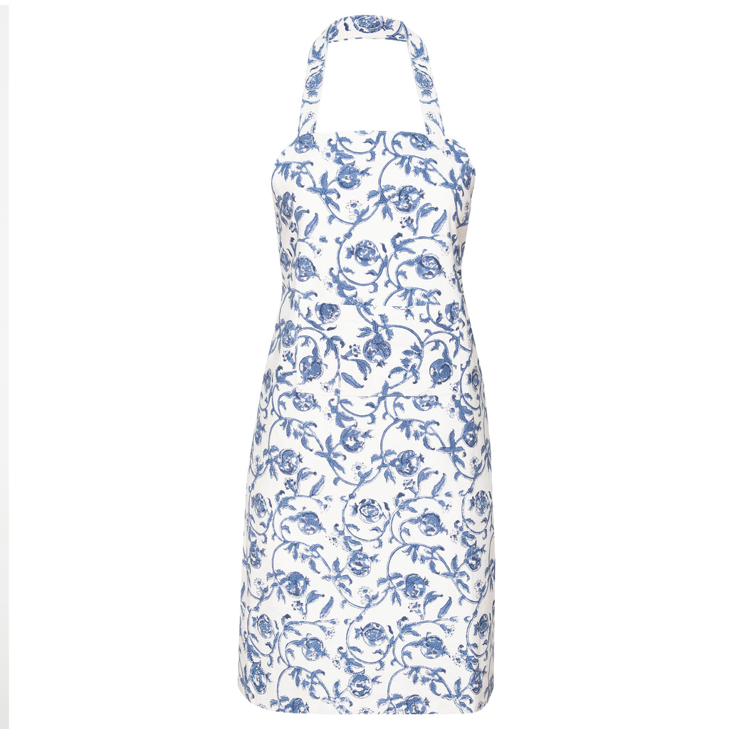 Granada Cornflower Apron in Blue