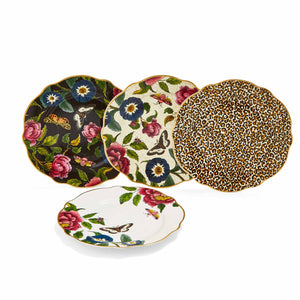 Creatures of Curiosity Cake Plates, Set of 4