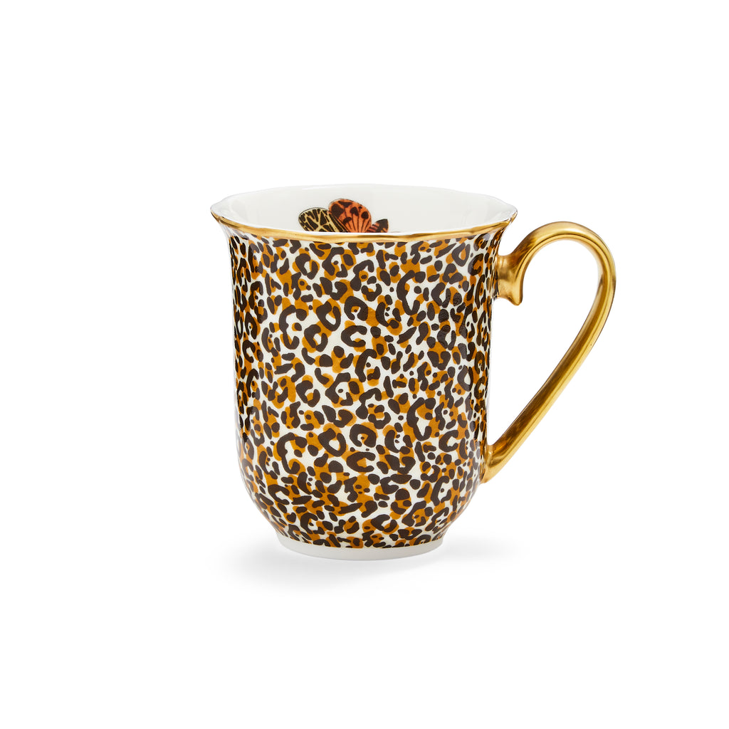 Creatures of Curiosity 12 Oz Mug in Leopard