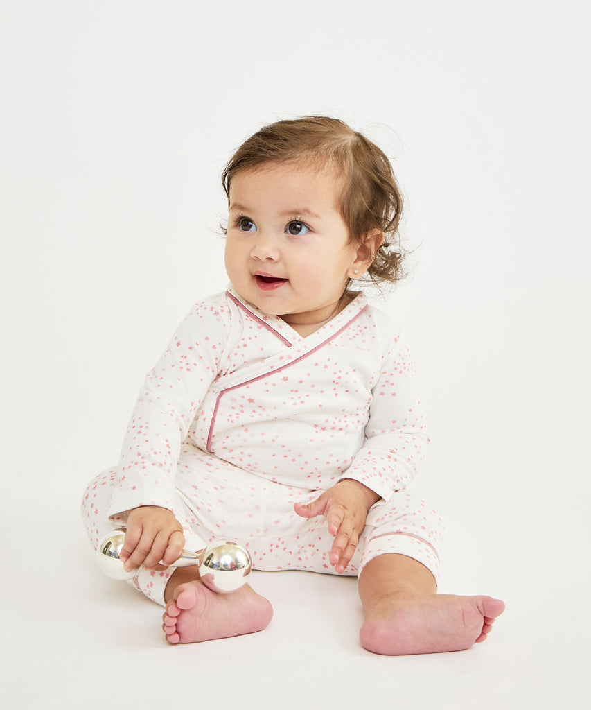 Crossbody One-piece in Rose Star